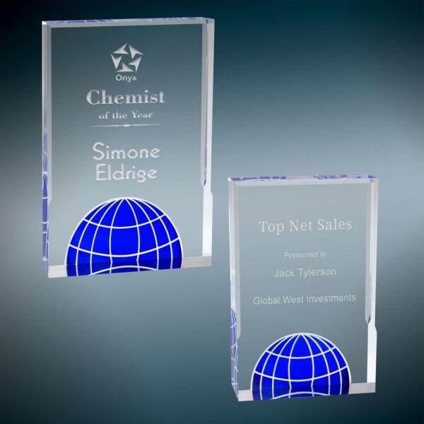 Blue Globe Acrylic Sample Set