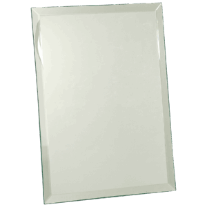 9" x 12" Clear Glass Mirror Plaque