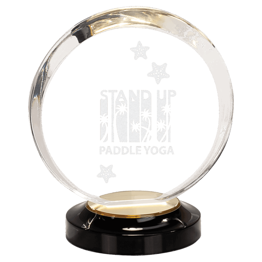 7" Gold Halo Acrylic