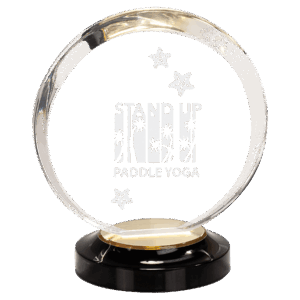 7" Gold Halo Acrylic