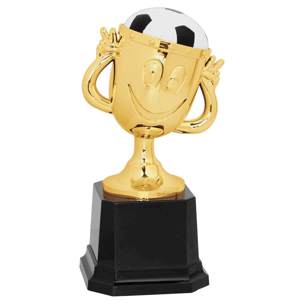 6" Soccer Happy Cup Trophy