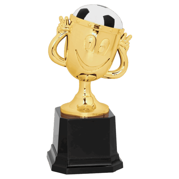 6" Soccer Happy Cup Trophy
