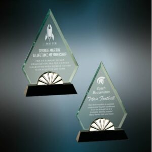 Diamond Horizon Glass with Black Base Sample Set