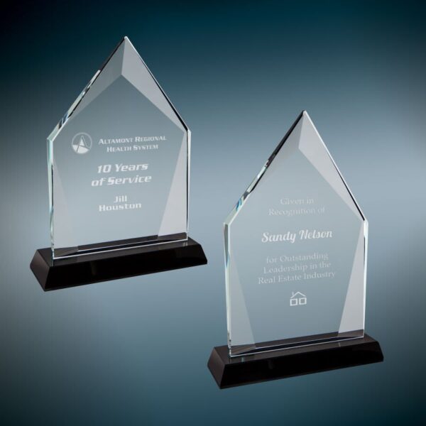 Diamond Halo Glass with Black Base Sample Set