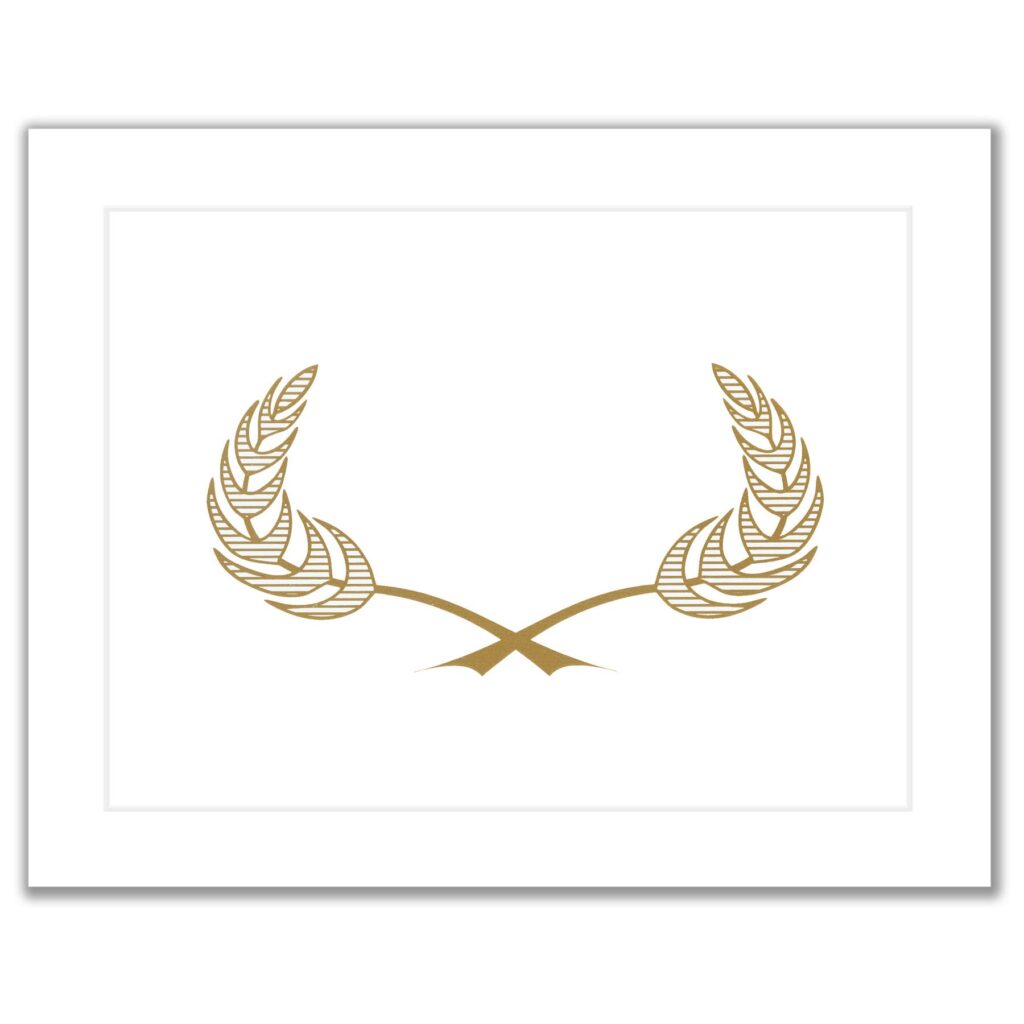 9 1/2" x 12" White Certificate Holder