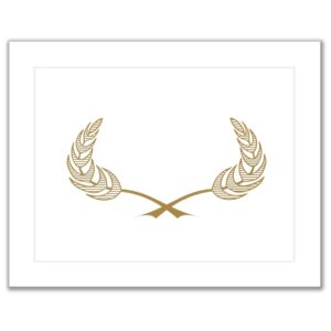 9 1/2" x 12" White Certificate Holder