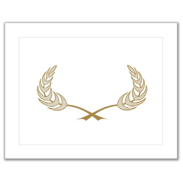 9 1/2" x 12" White Certificate Holder