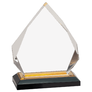 5 1/4" x 6 3/4" Gold Diamond Impress Acrylic