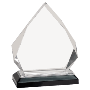 5 1/4" x 6 3/4" Silver Diamond Impress Acrylic