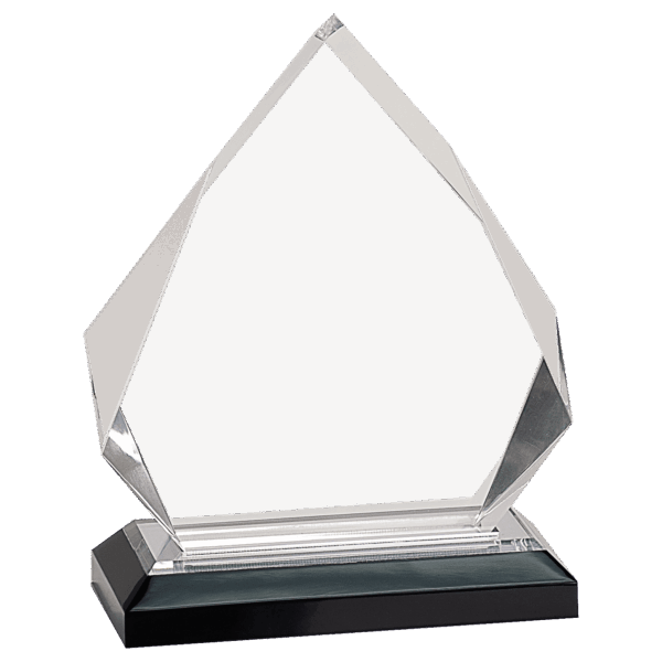 5 1/4" x 6 3/4" Silver Diamond Impress Acrylic