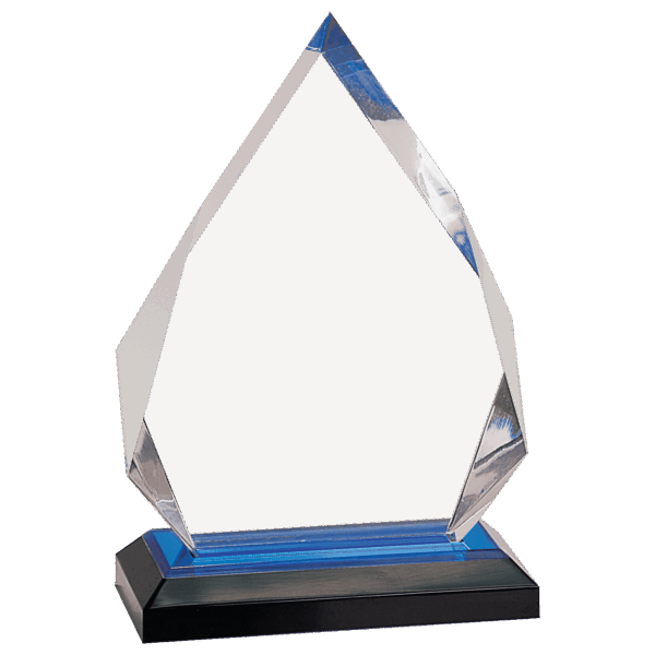 5 1/4" x 7 3/4" Blue Diamond Impress Acrylic