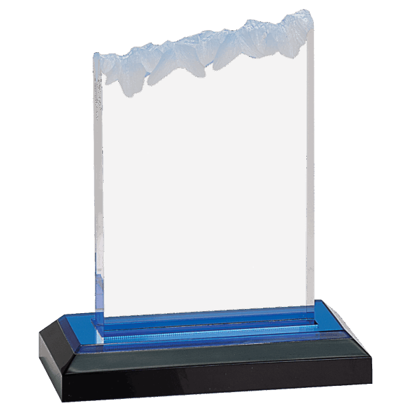 5" x 6" Blue Frosted Impress Acrylic