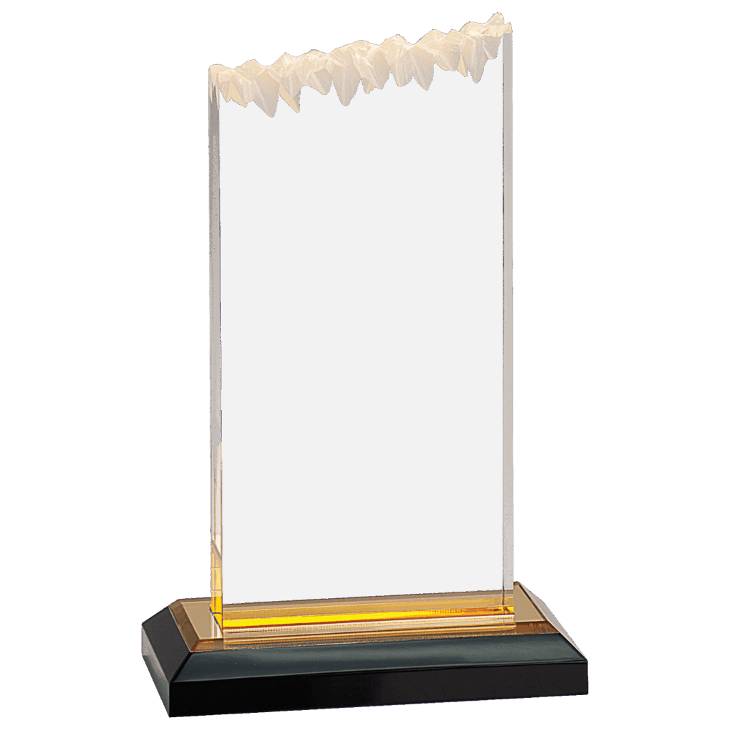 5" x 8" Gold Frosted Impress Acrylic