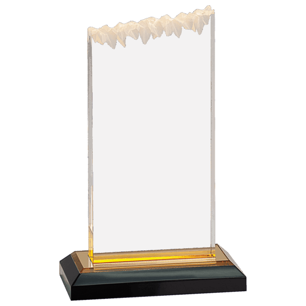 5" x 8" Gold Frosted Impress Acrylic