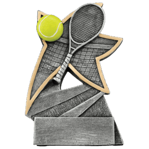 5 1/2" Tennis Jazz Star Resin
