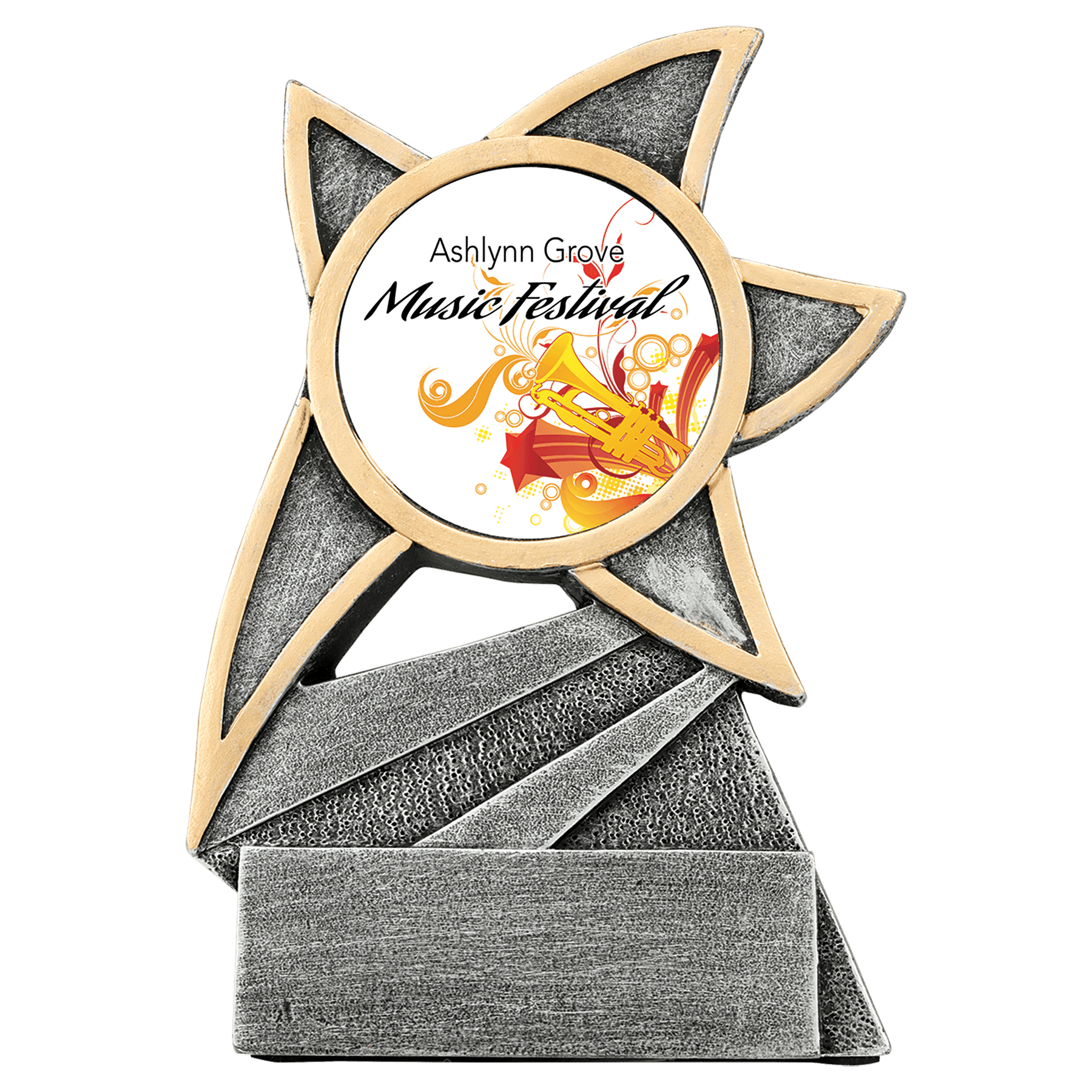 5 1/2" Jazz Star Resin 2" Insert Holder