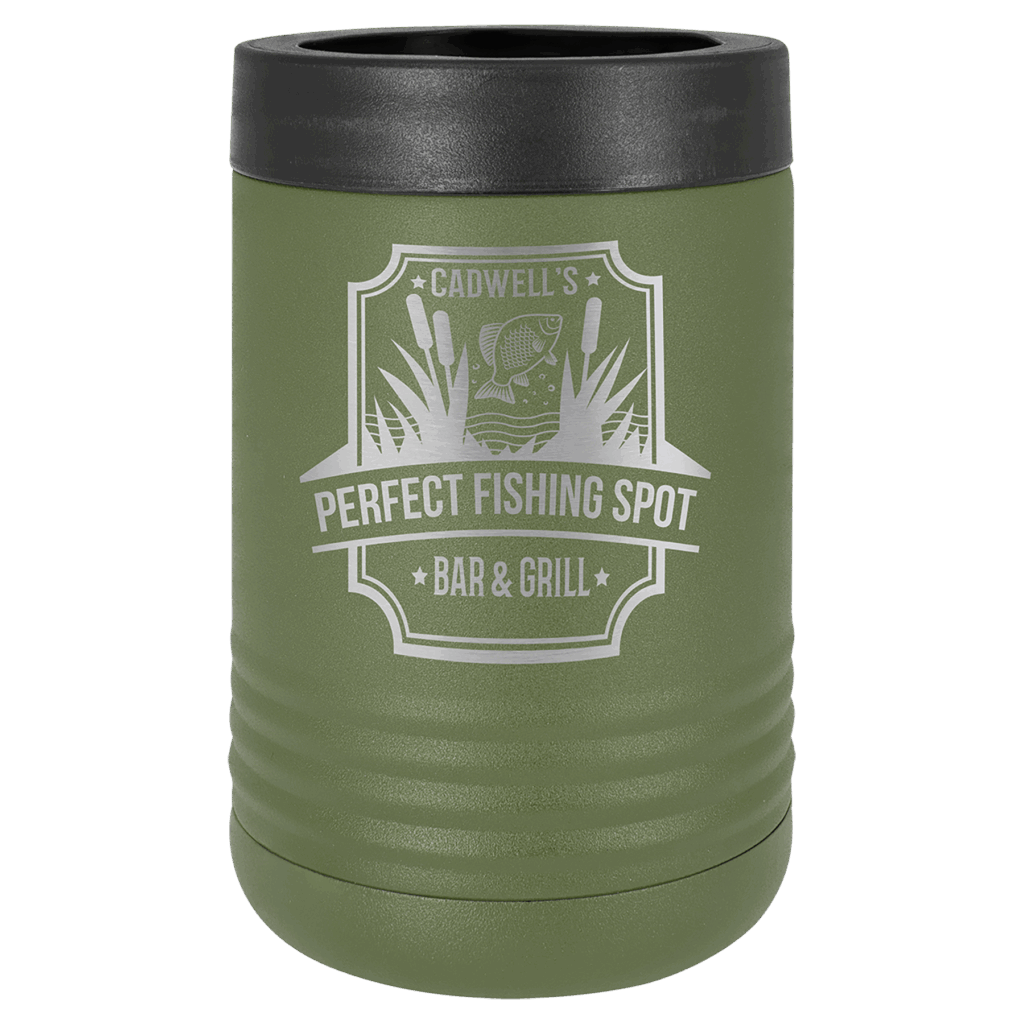 Polar Camel Olive Green Stainless Steel Vacuum Insulated Beverage Holder