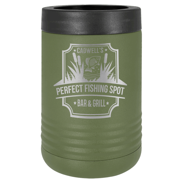 Polar Camel Olive Green Stainless Steel Vacuum Insulated Beverage Holder