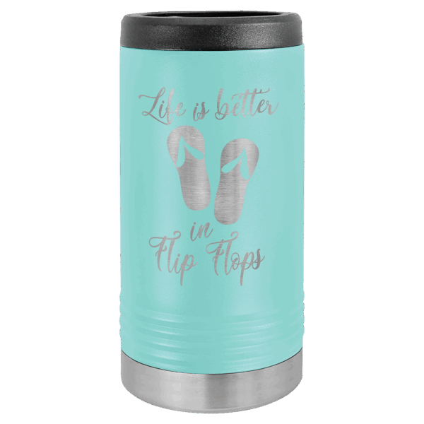 Polar Camel Teal Slim Beverage Holder