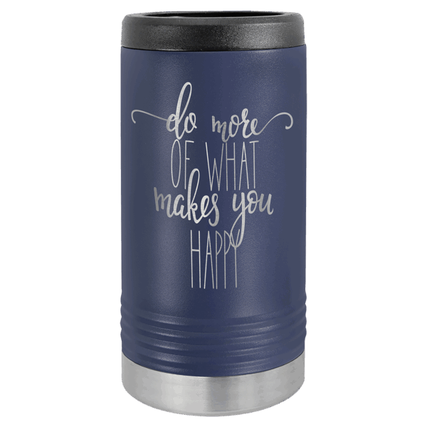 Polar Camel Navy Blue Slim Beverage Holder