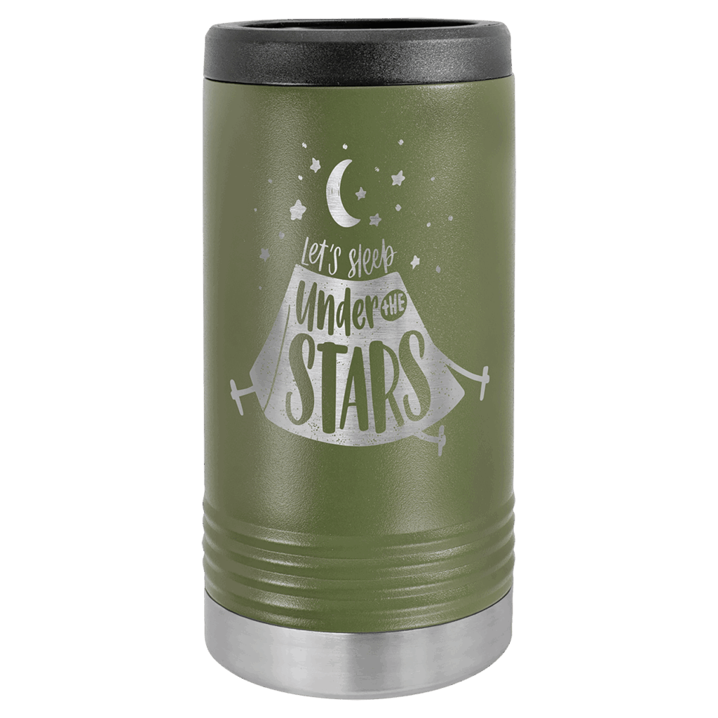 Polar Camel Olive Green Slim Beverage Holder