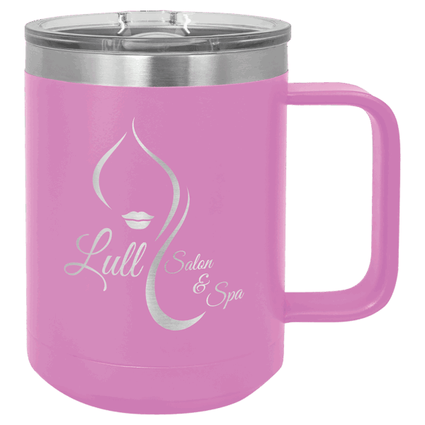 Polar Camel 15 oz. Light Purple Vacuum Insulated Mug with Slider Lid