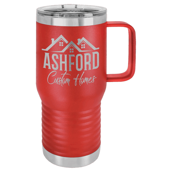 Polar Camel 20 oz. Red Vacuum Insulated Travel Mug with Slider Lid