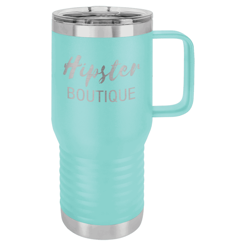 Polar Camel 20 oz. Teal Vacuum Insulated Travel Mug with Slider Lid