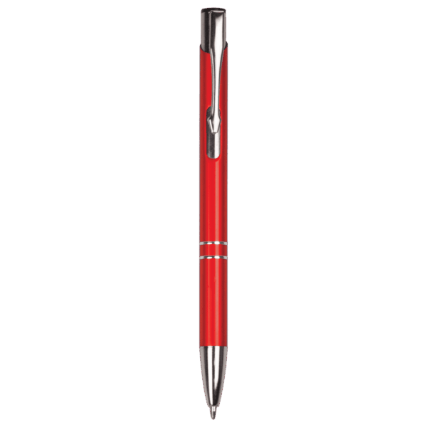 Red with Silver Trim Laserable Pen
