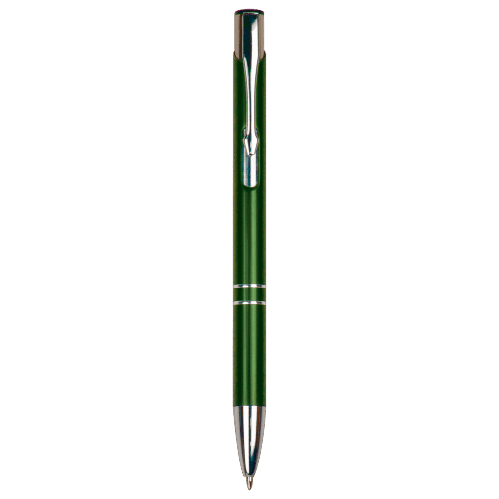 Green with Silver Trim Laserable Pen