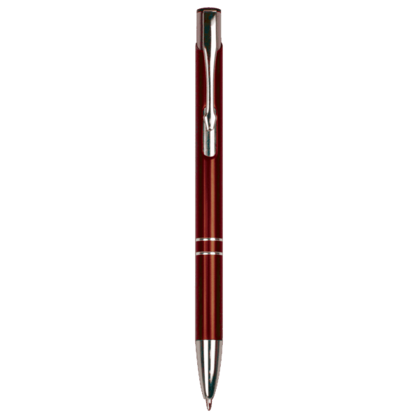 Burgundy with Silver Trim Laserable Pen
