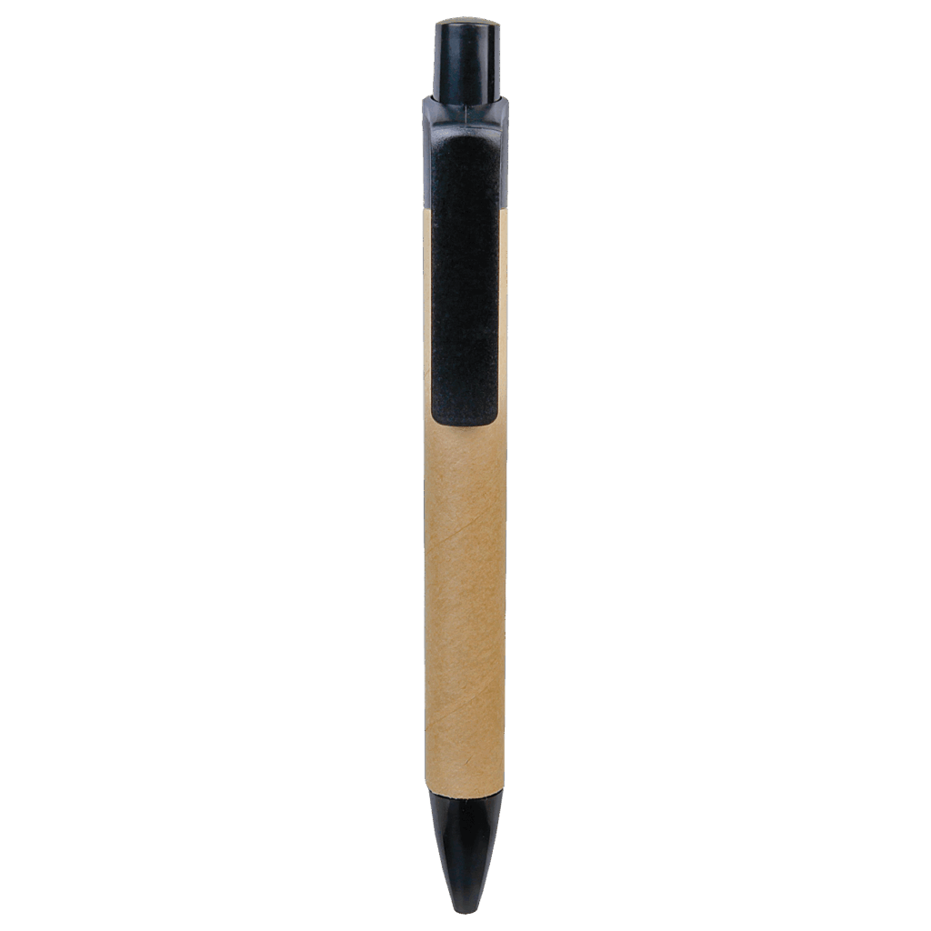 Recycled Paper Pen with Black Trim
