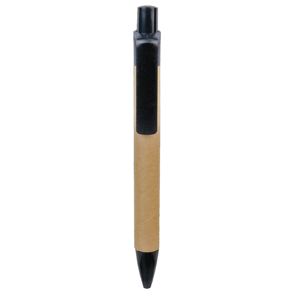 Recycled Paper Pen with Black Trim