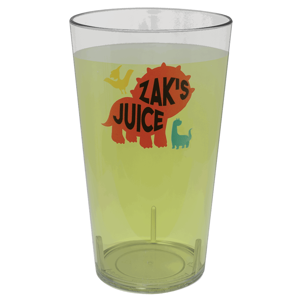 16 oz. Laserable Clear Plastic Cup