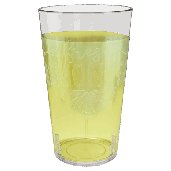 24 oz. Laserable Clear Plastic Cup