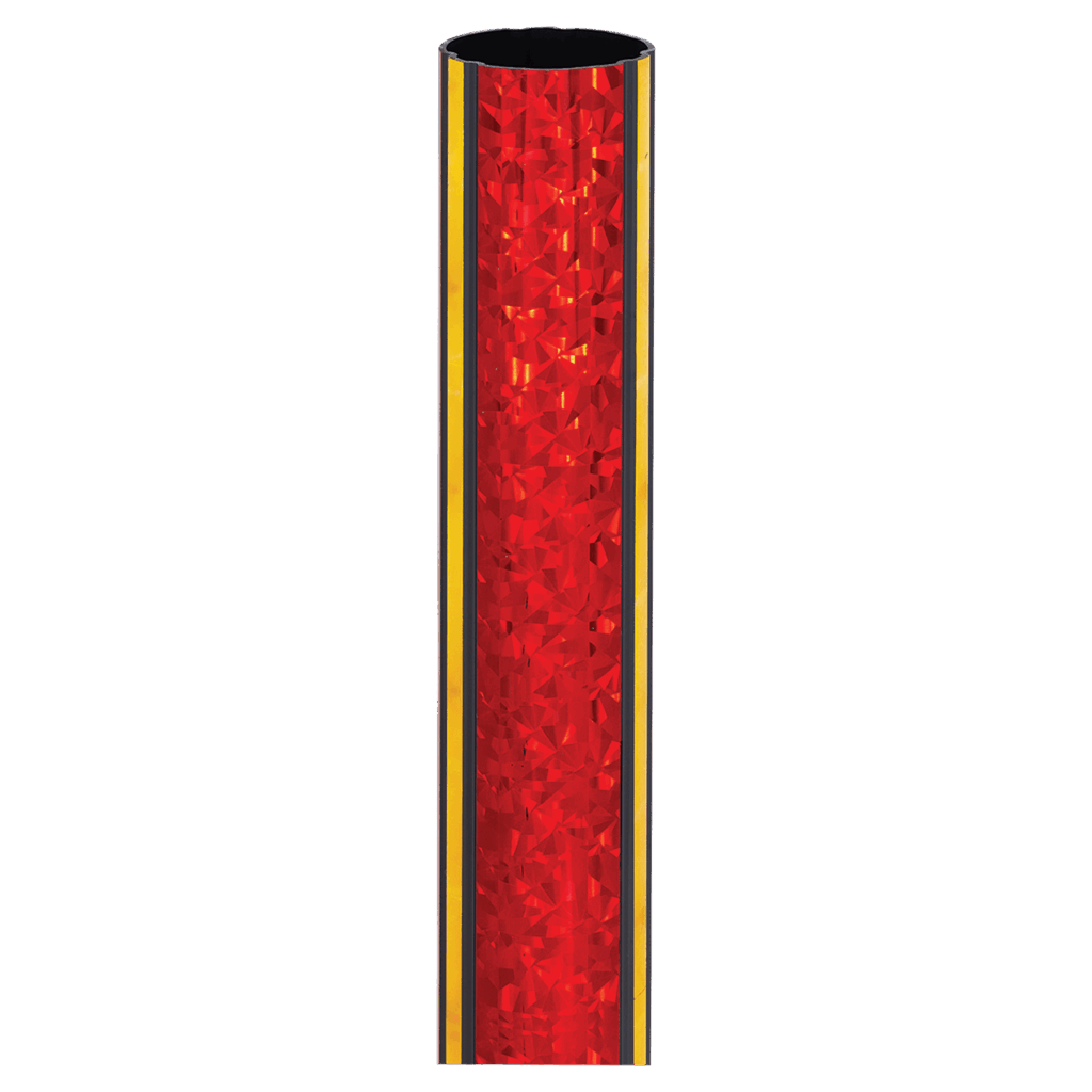 45" Round Red/Gold Illusion Trophy Column