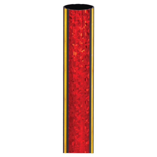45" Round Red/Gold Illusion Trophy Column