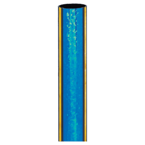 45" Round Blue/Gold Illusion Trophy Column