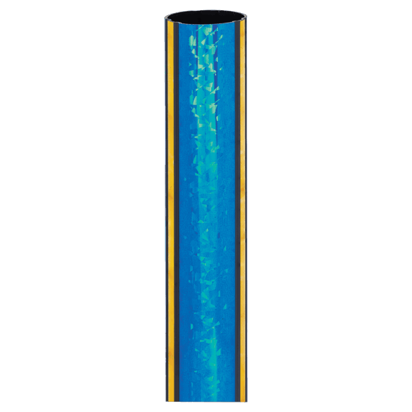 45" Round Blue/Gold Illusion Trophy Column