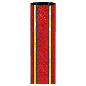 45" Rectangle Red/Gold Illusion Trophy Column