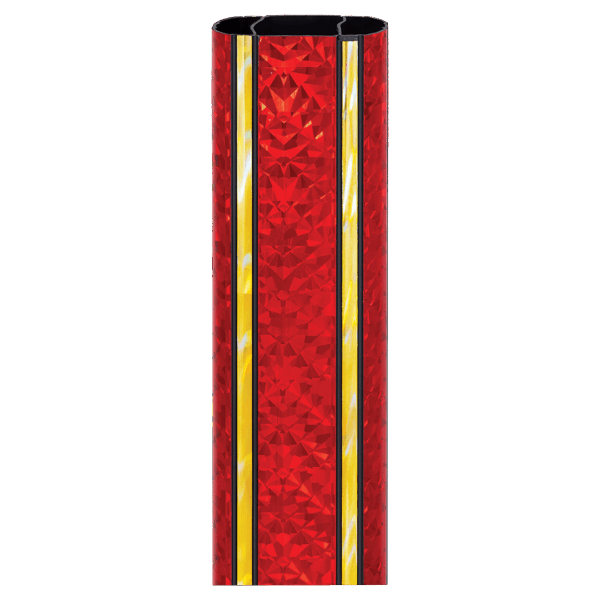 45" Rectangle Red/Gold Illusion Trophy Column