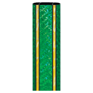 45" Rectangle Green/Gold Illusion Trophy Column