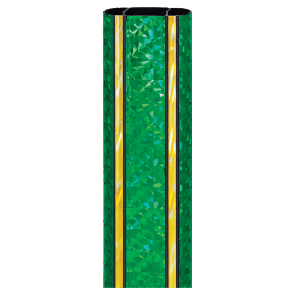 45" Rectangle Green/Gold Illusion Trophy Column