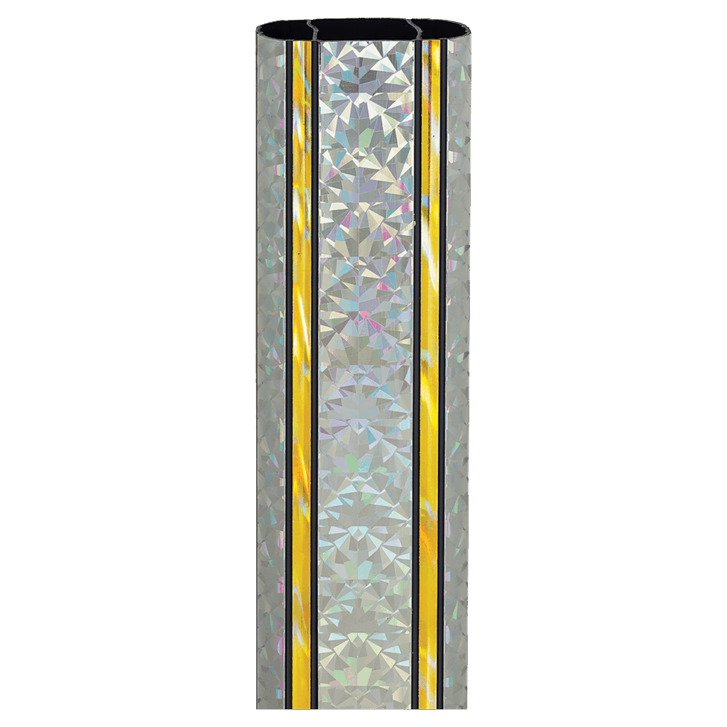 45" Rectangle Silver/Gold Illusion Trophy Column