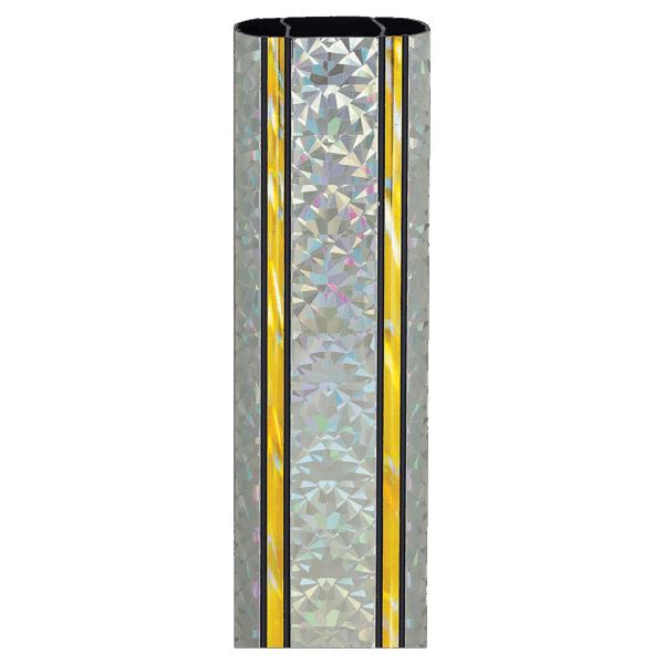 45" Rectangle Silver/Gold Illusion Trophy Column