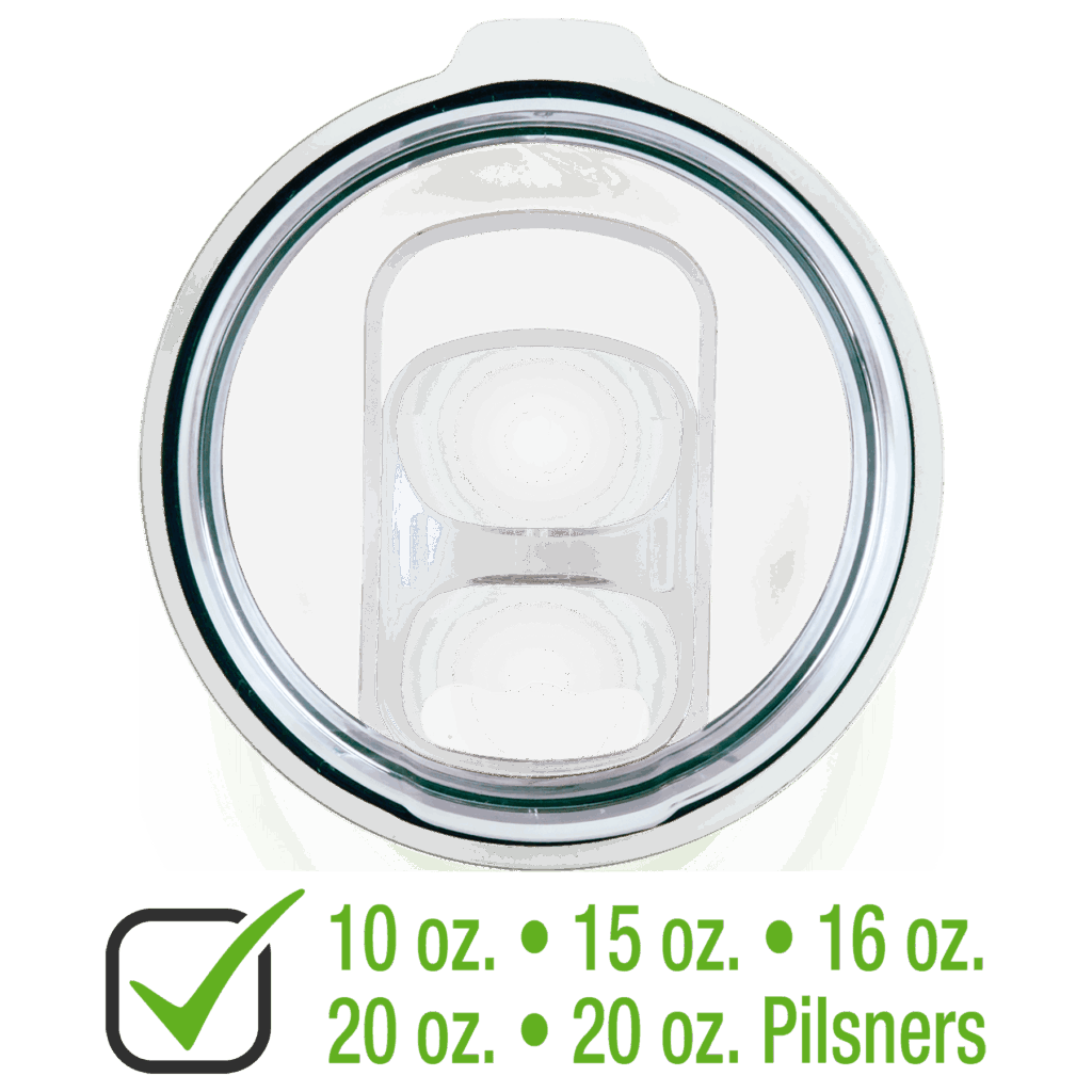 Slider Lid for 10, 15, 16, 20, Polar Camel Tumblers or 20 oz.              Pilsners