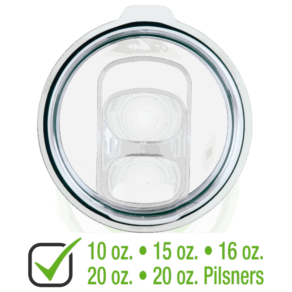 Slider Lid for 10, 15, 16, 20, Polar Camel Tumblers or 20 oz.              Pilsners