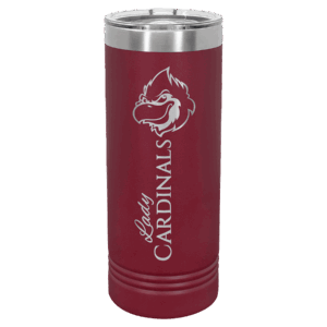 Polar Camel 22 oz. Maroon Skinny Tumbler with Slider Lid