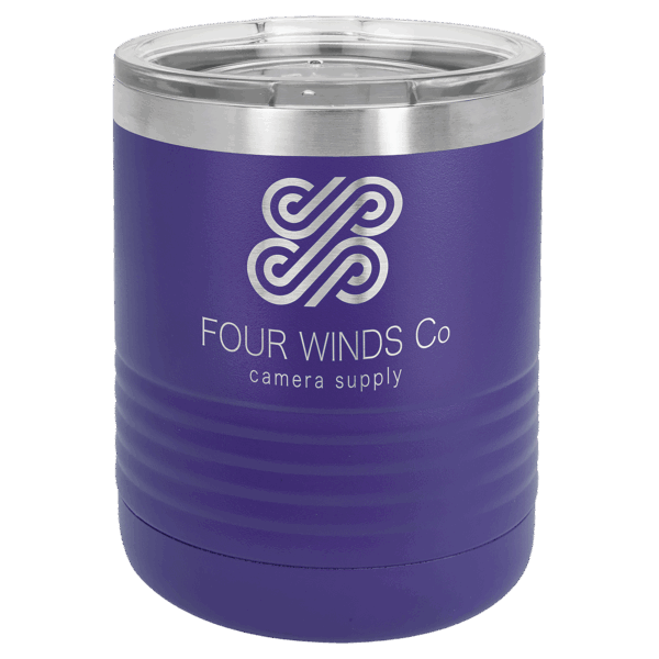 Polar Camel 10 oz. Purple Tumbler with Standard Lid