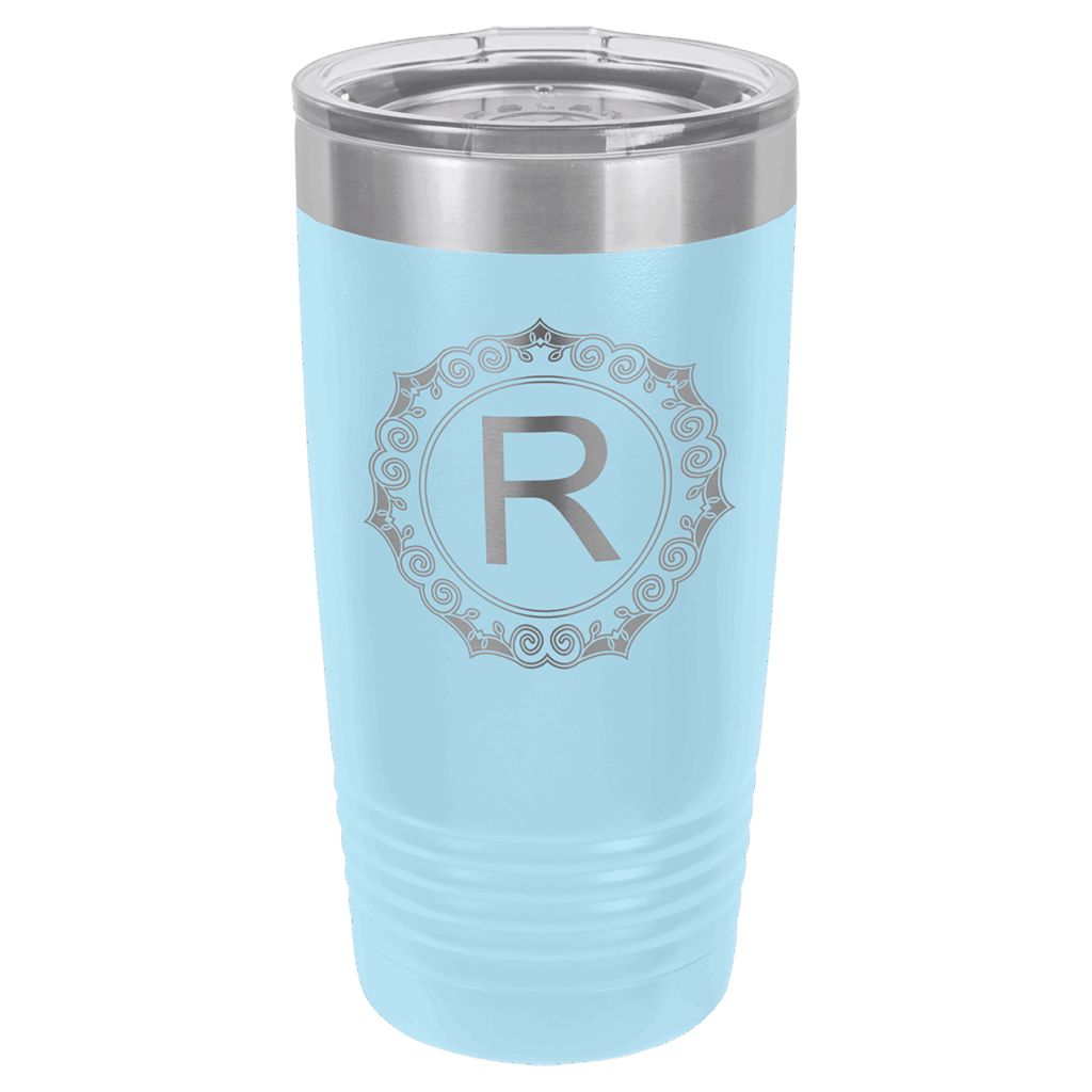 Polar Camel 20 oz. Light Blue Ringneck Tumbler with Standard Lid